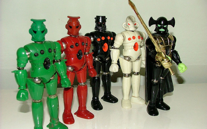 robot anni 80 giocattoli